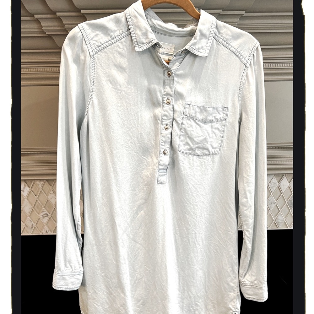 Caslon Denim Tunic - Size Small